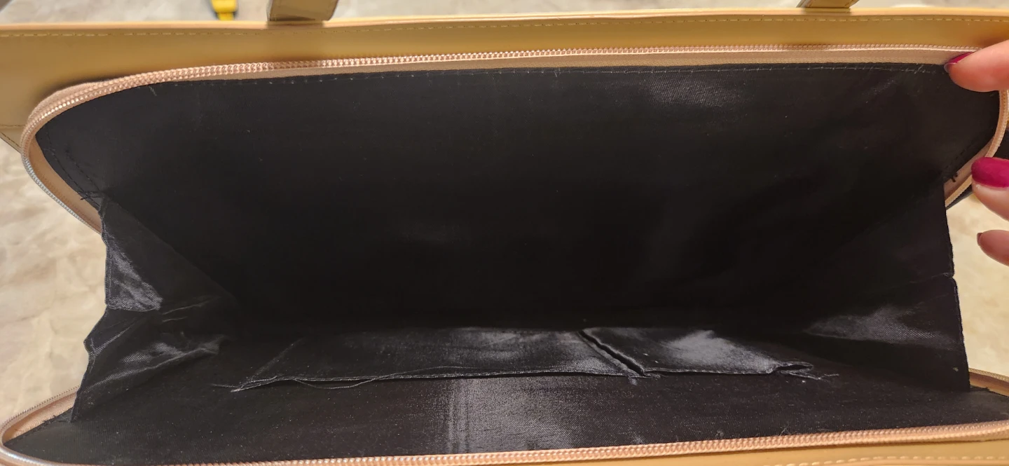 Tan Leather Briefcase / Laptop Bag - photo 4