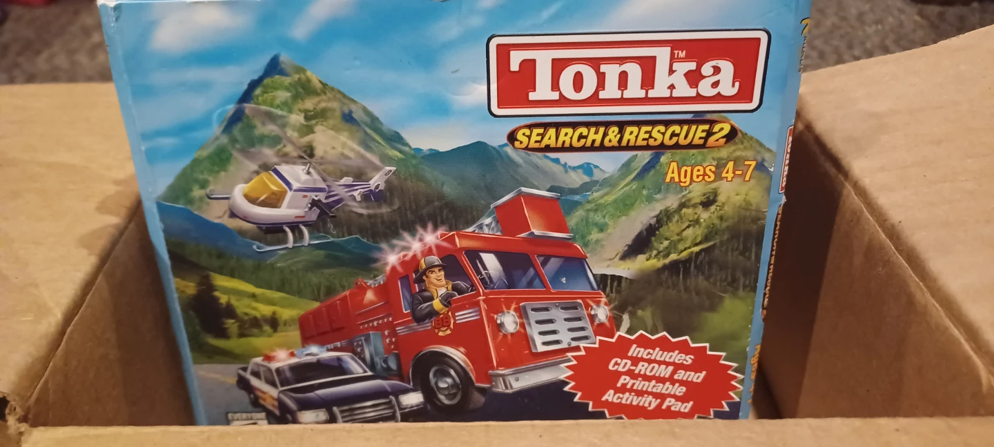 Box of computer games