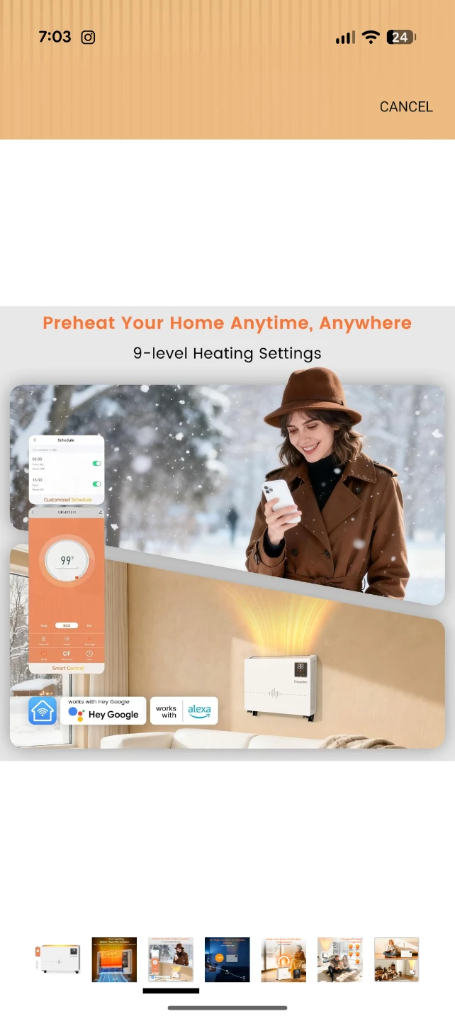 Encyclpo Portable Electric Heater - photo 3