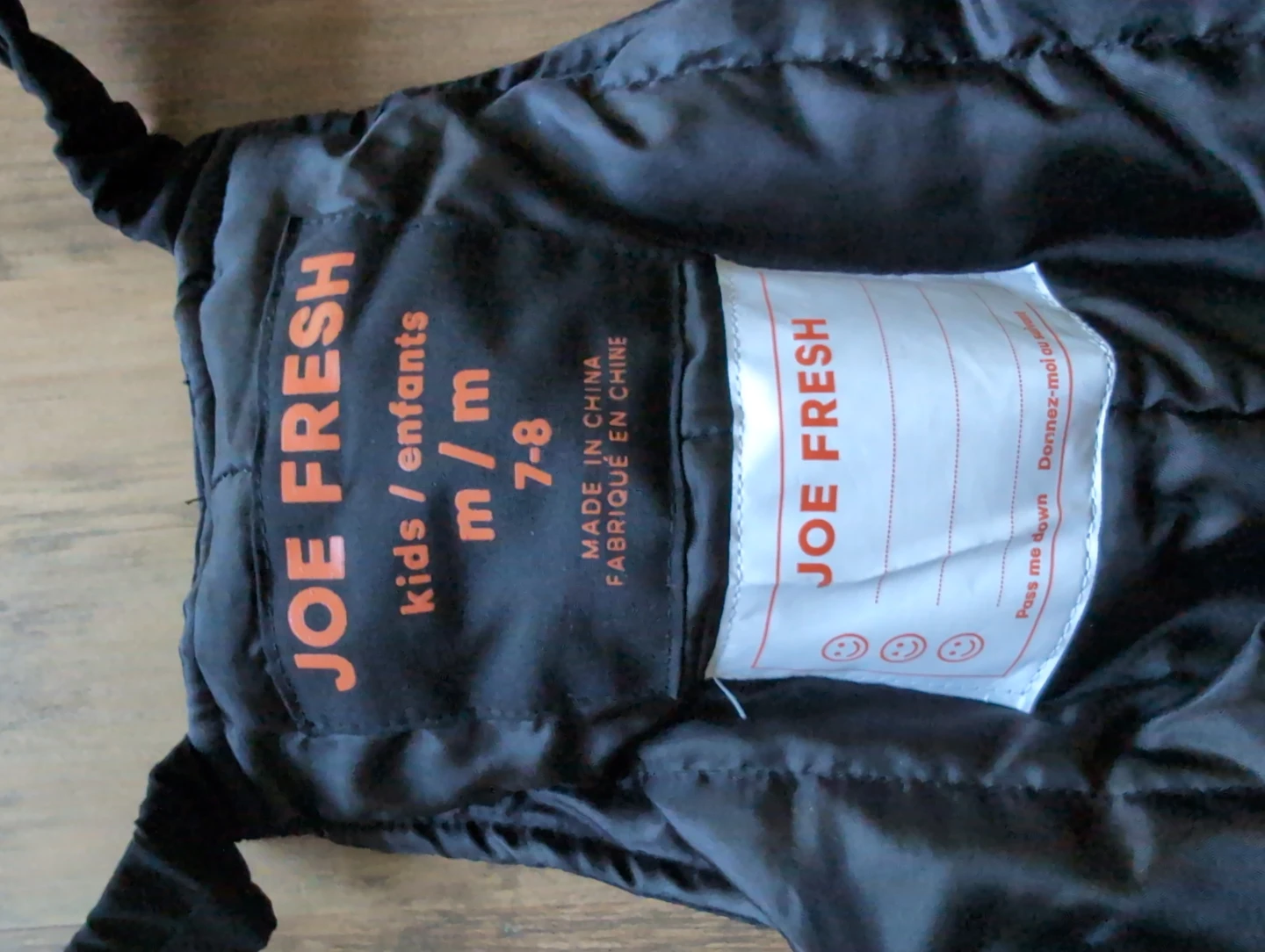 New Joe Fresh Kids Snow Pants - Black - Size M/M (7-8) - photo 2