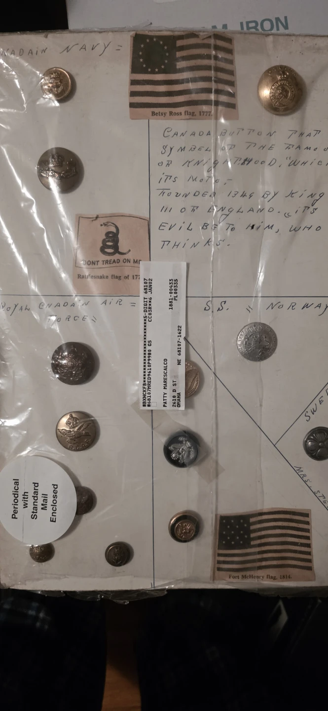 Collection of Military and Historical Buttons