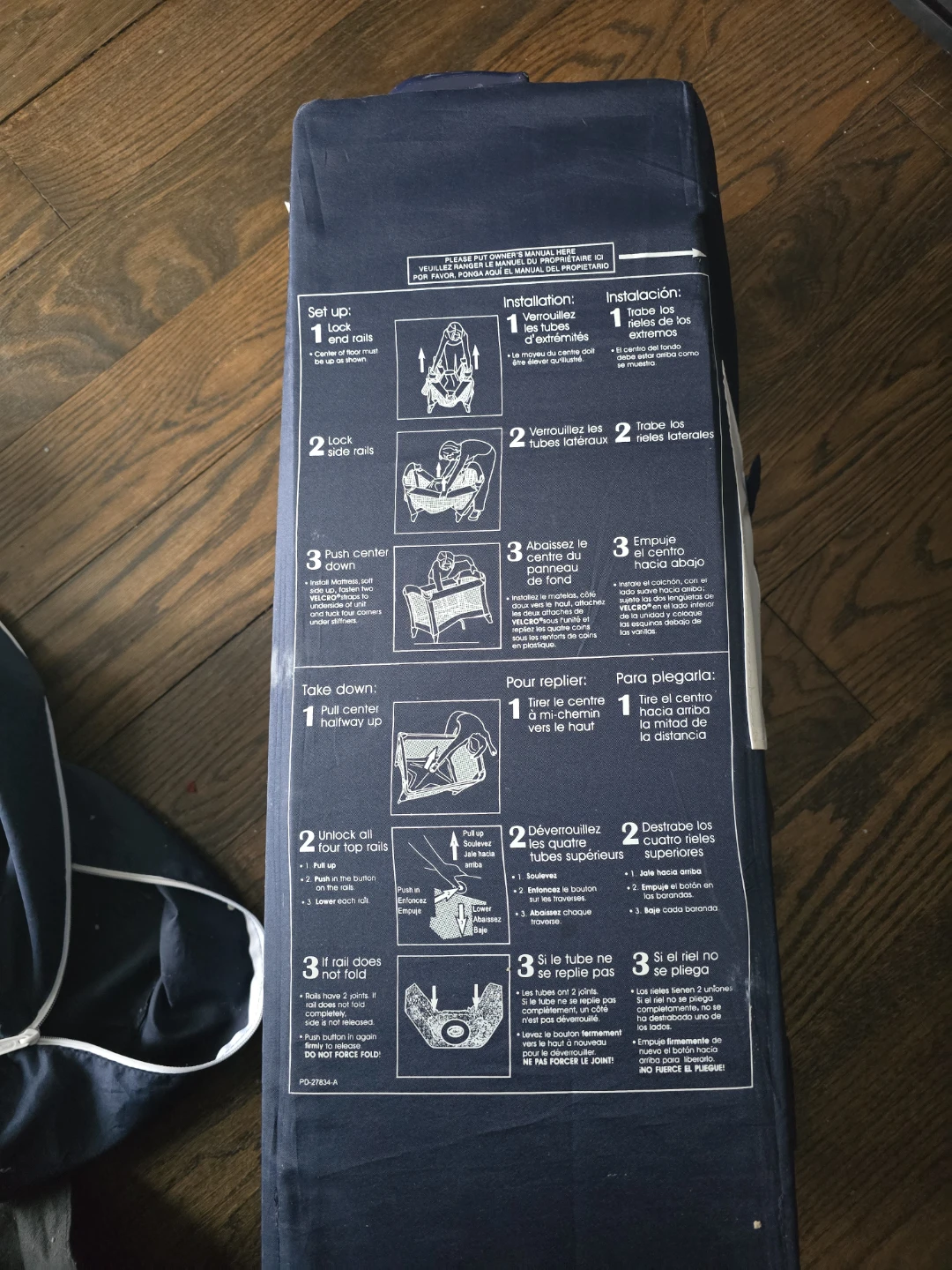 Graco Pack 'n Play Playard Navy Blue - photo 4