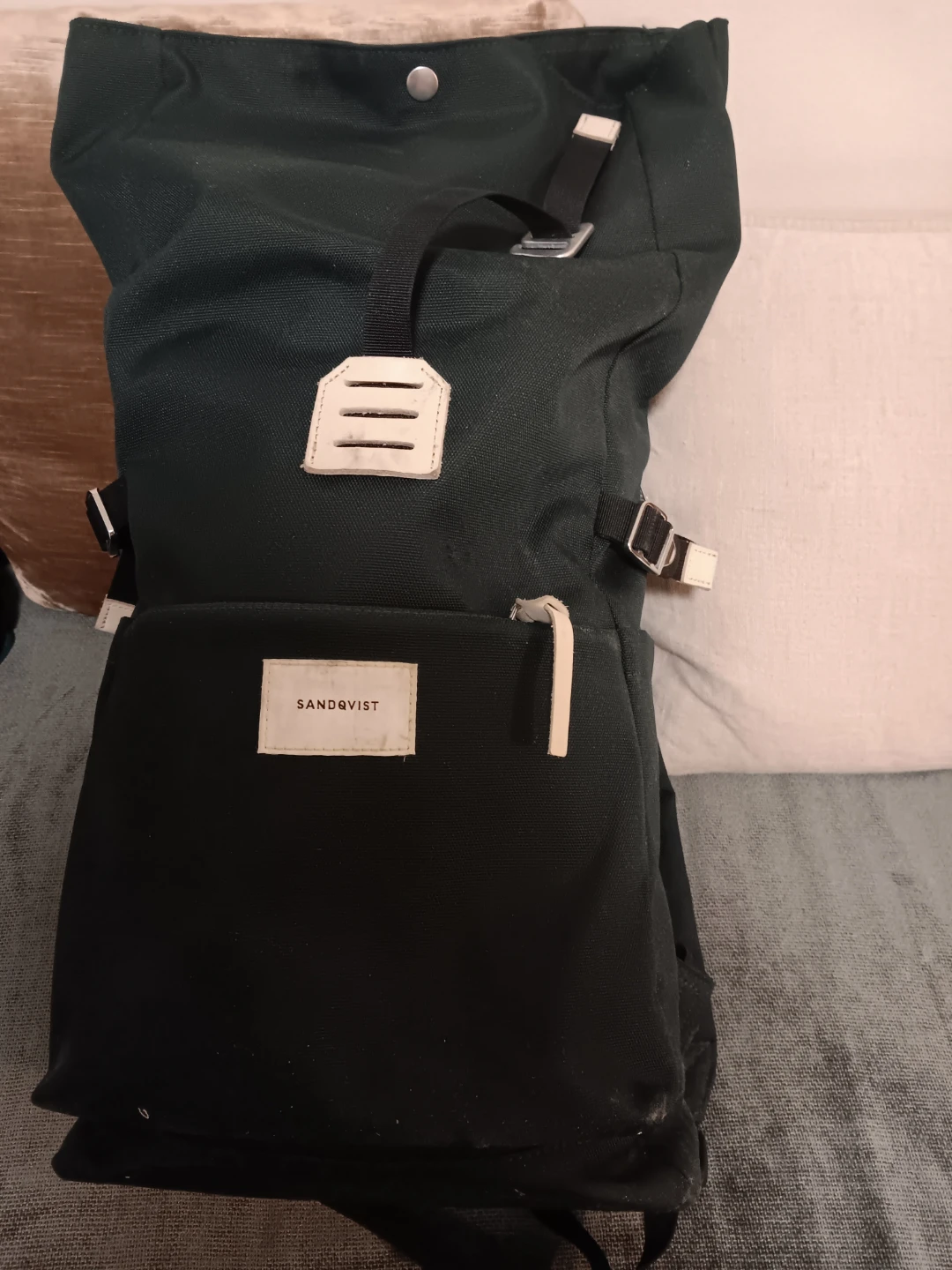 "🏆SANDQVIST Green Canvas Backpack"
