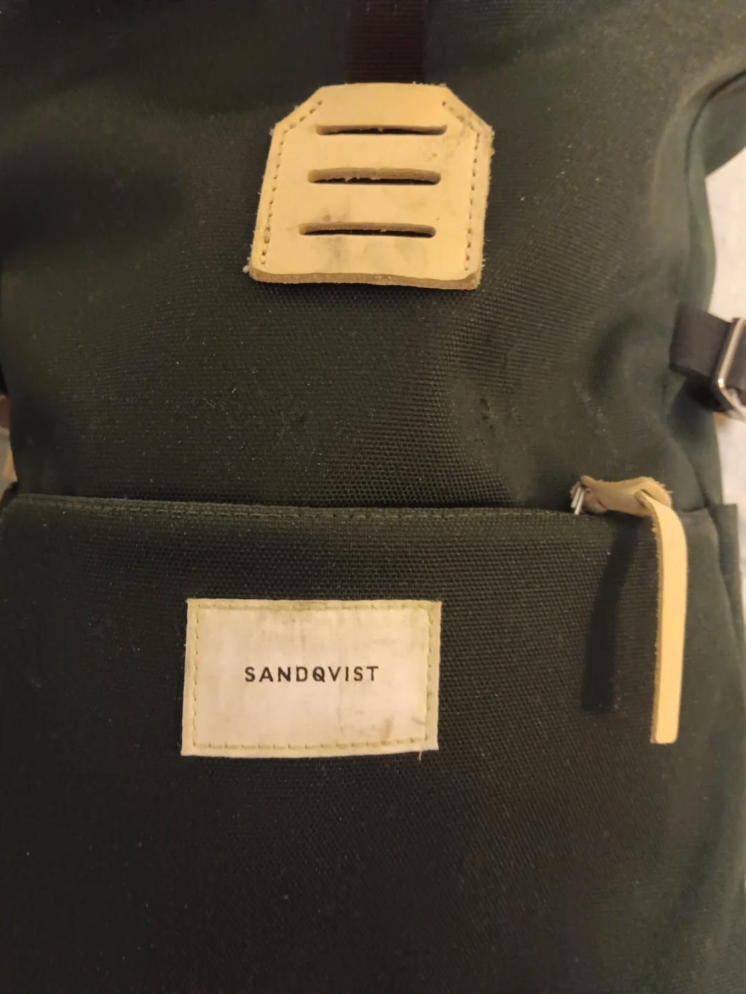 "🏆SANDQVIST Green Canvas Backpack" - photo 3