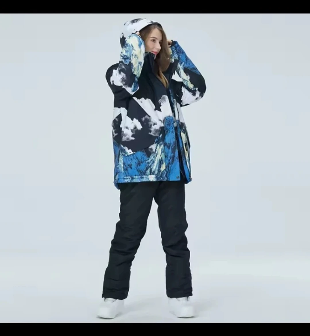 Unisex Ski Jacket & Bib Pants Set – M – Insulated & Waterproof - photo 2