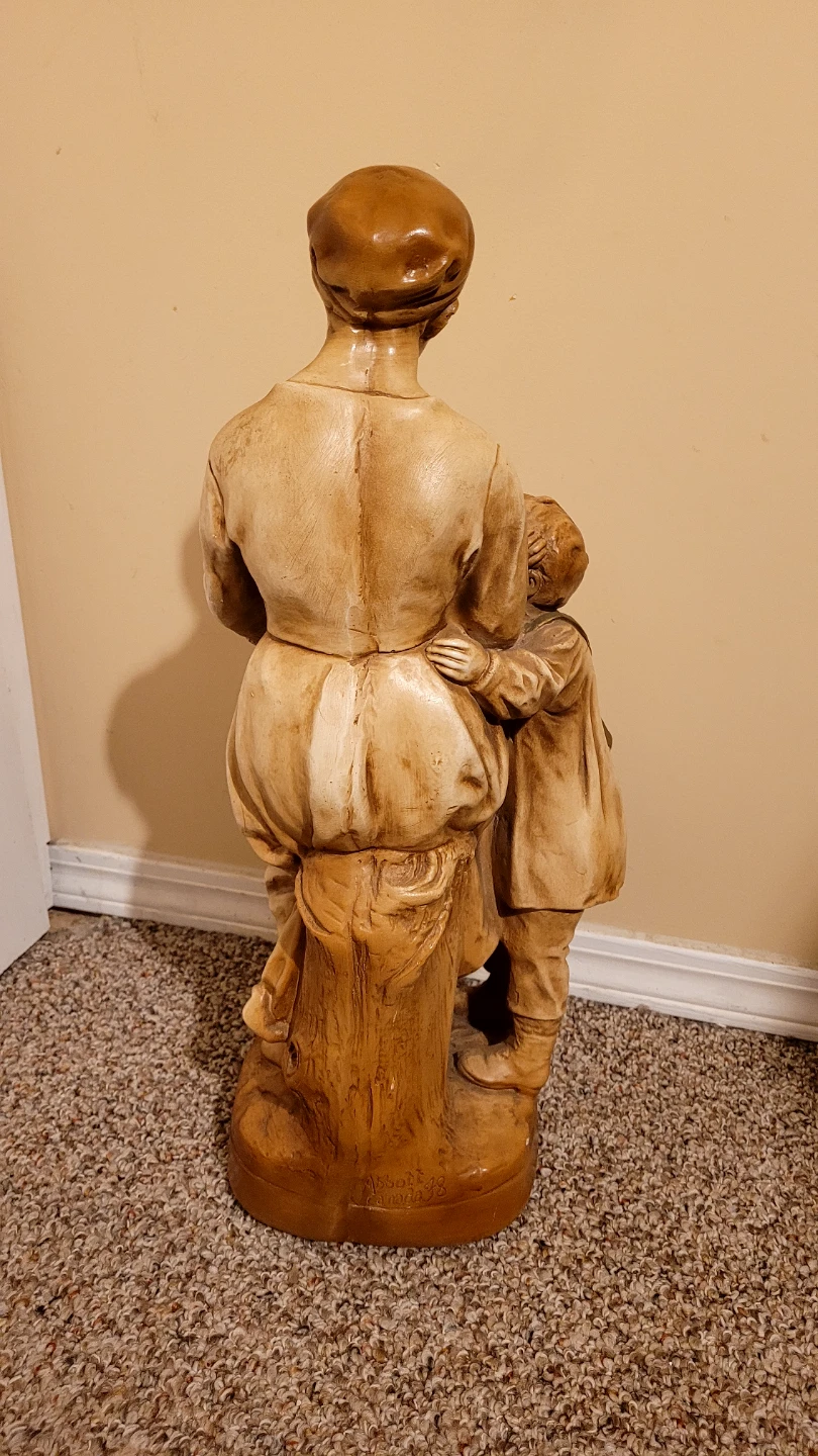21" "Mother with Children" Sculpture - photo 3