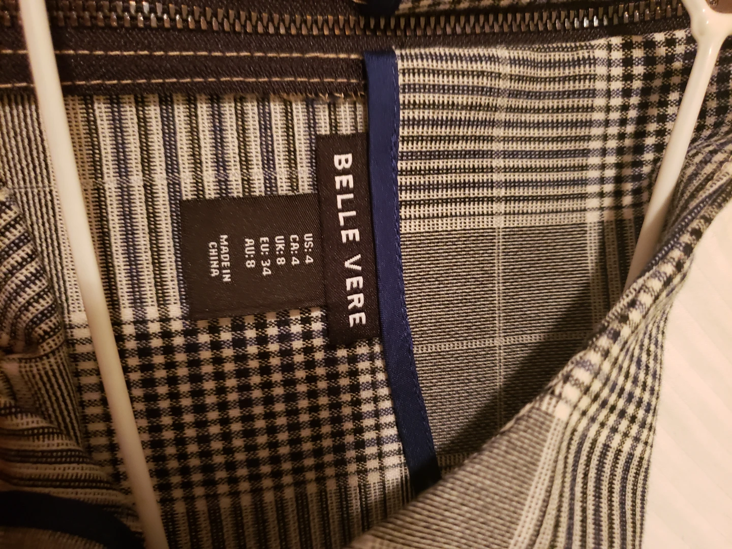 Belle Vere Plaid Blouse - Size US 4 - photo 3