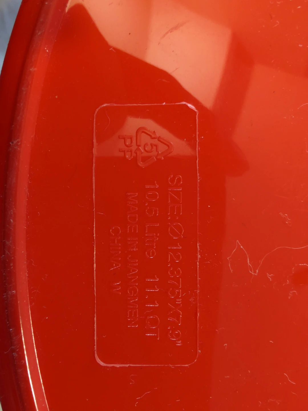 2 Red Plastic Bucket 🏆