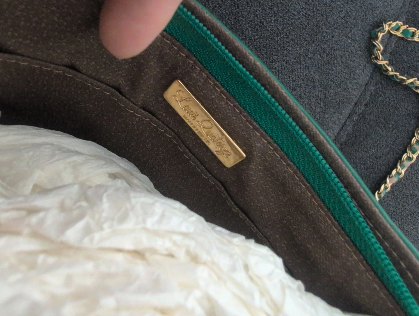 Louis Quatorze Green Quilted Shoulder Bag 🥕 - photo 2