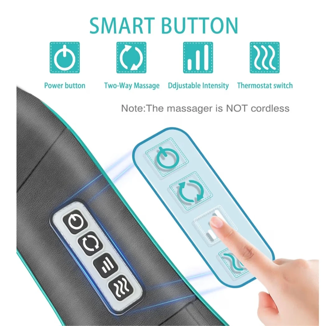 Neck and Shoulder Massager with Heat - photo 3