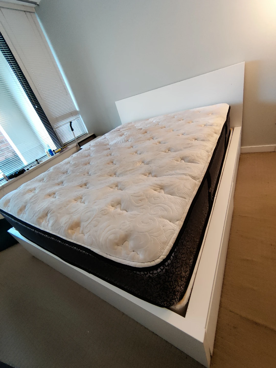 Bed Frame with Storage Drawers & Mattress