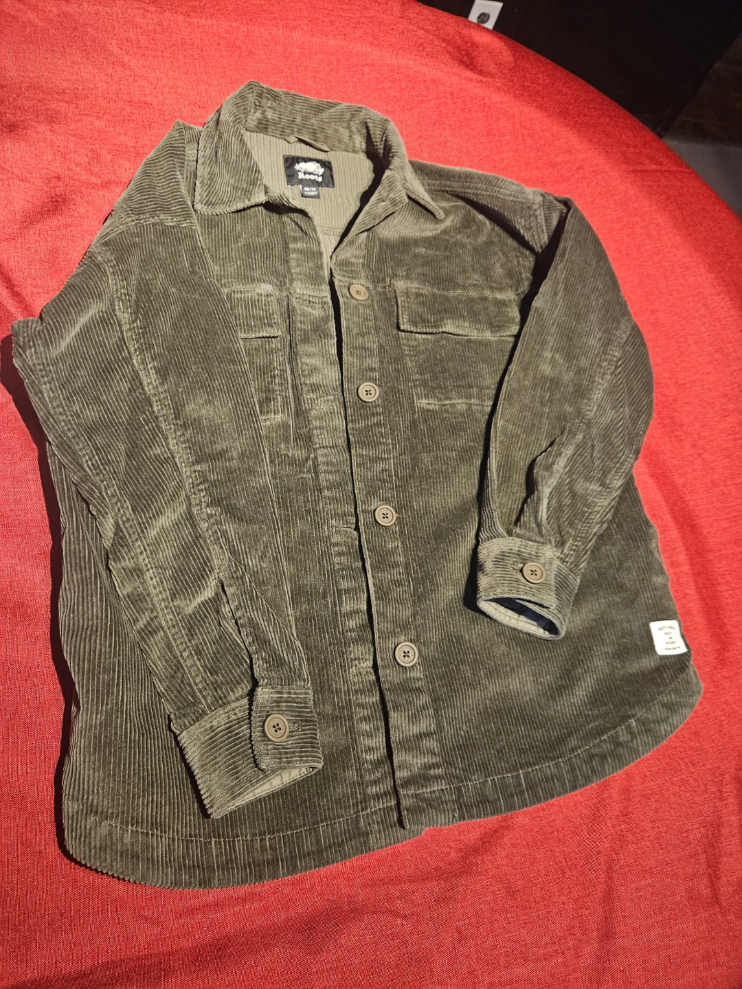 Roots Corduroy Button-Up Shirt and Cargo Pants Set - XS/TP & S/P - photo 3