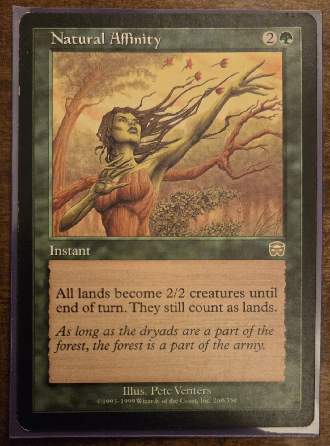 Natural Affinity Magic the Gathering Card