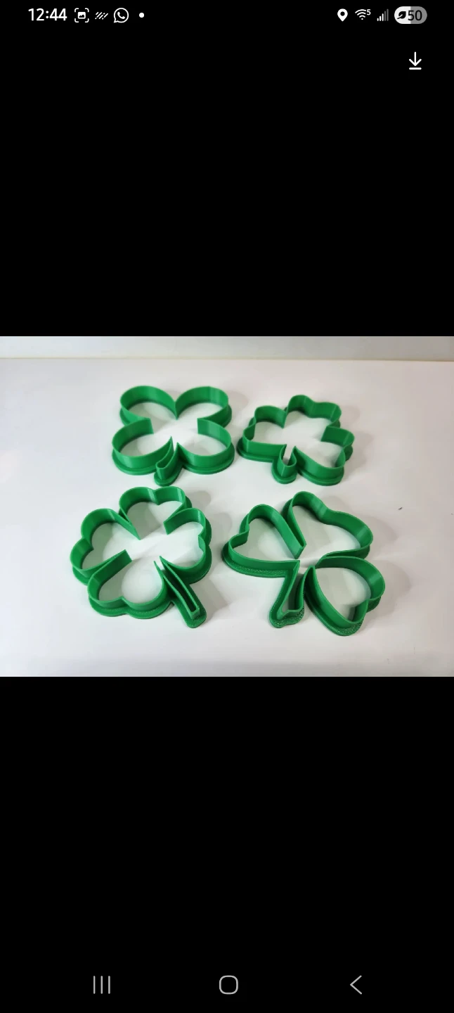 Shamrock Cookie Cutters - Set of 4