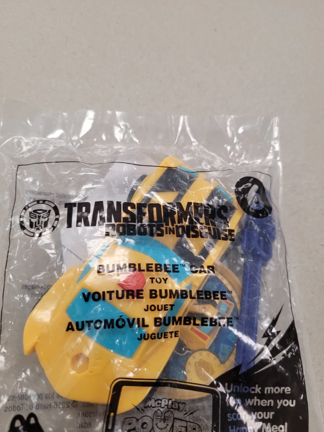 Mcdonalds Happy meal Transformers Bumblebee figure - photo 3