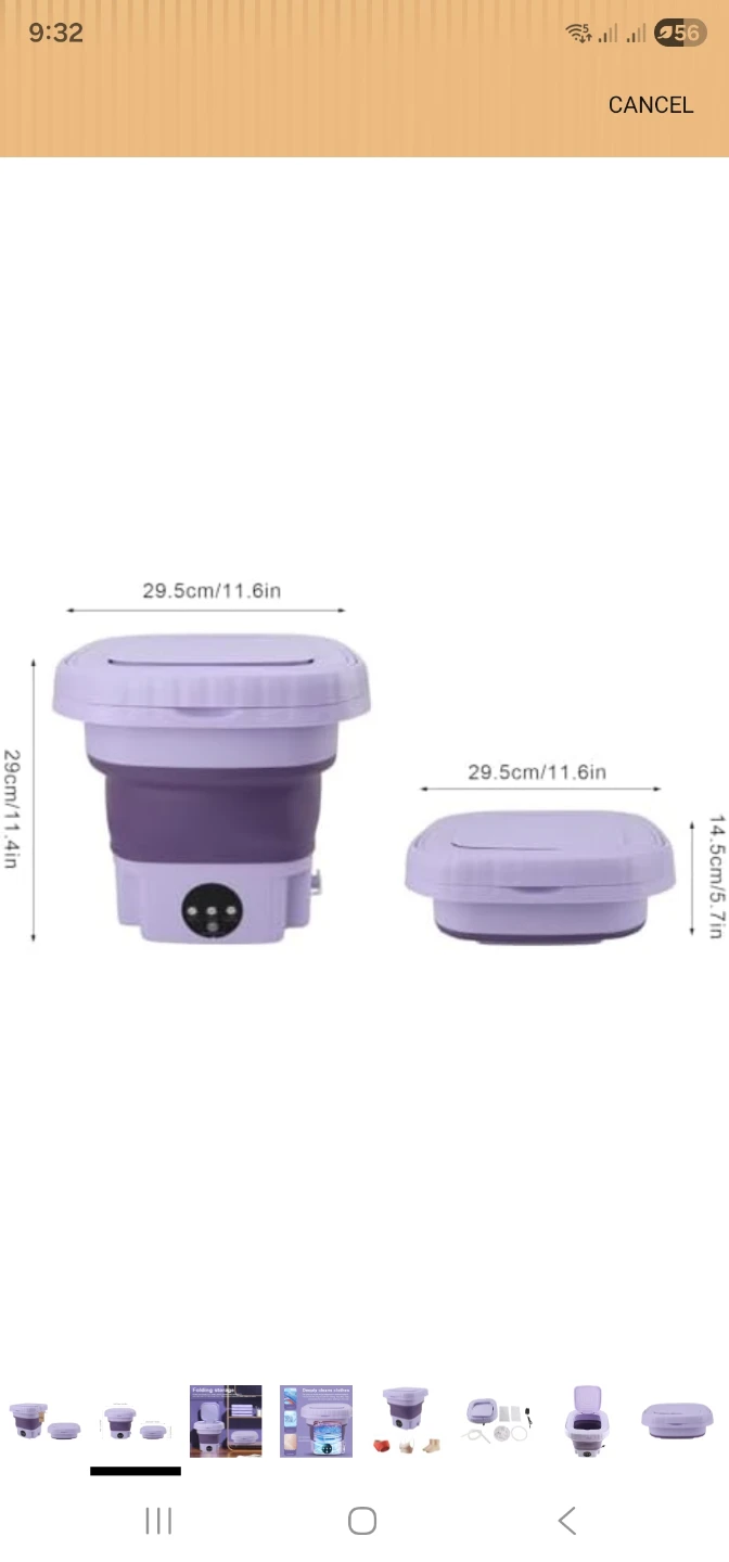 Portable Folding Washing Machine 11L - photo 2
