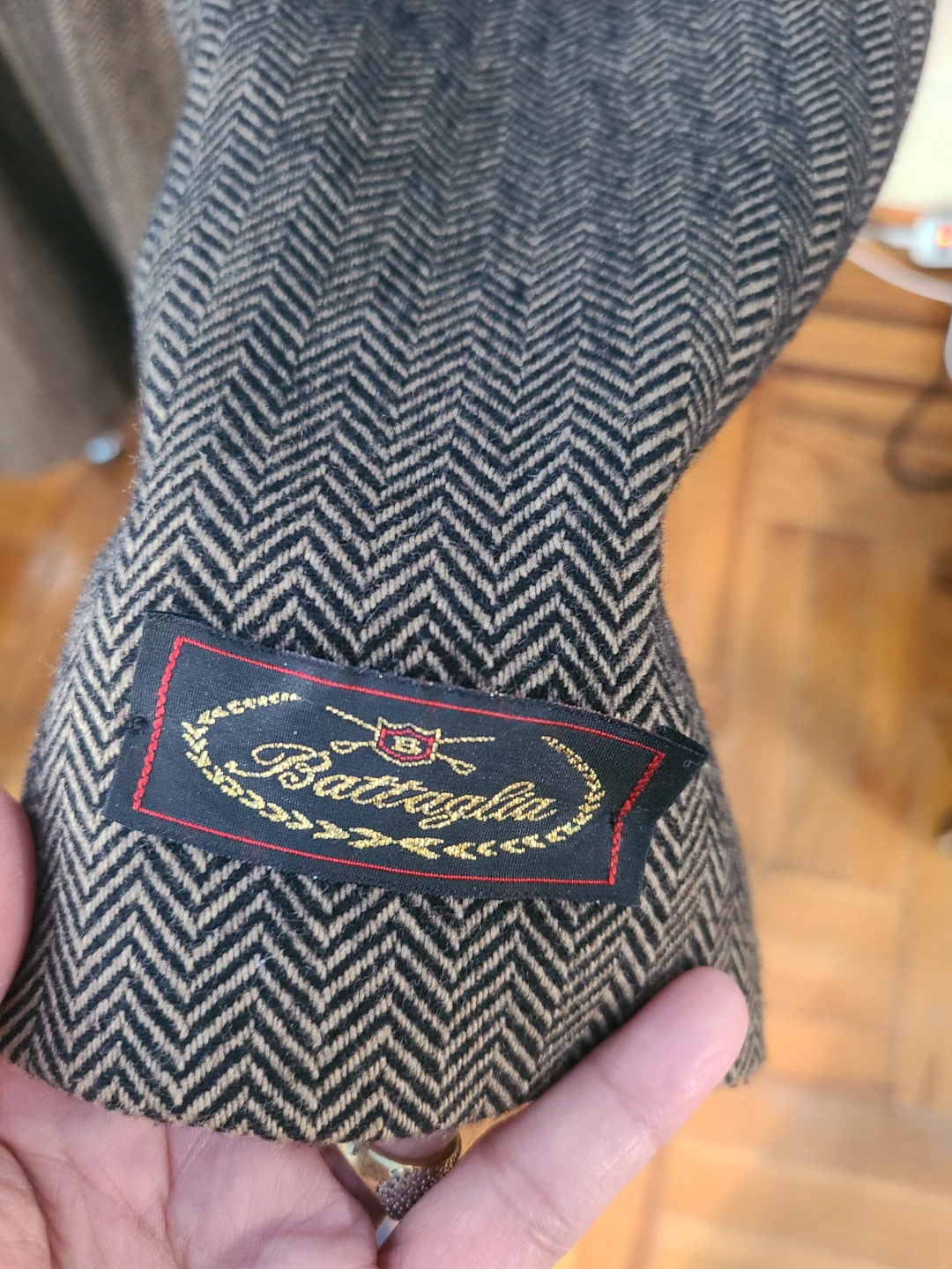 Battaglia Herringbone Men's Coat - photo 4