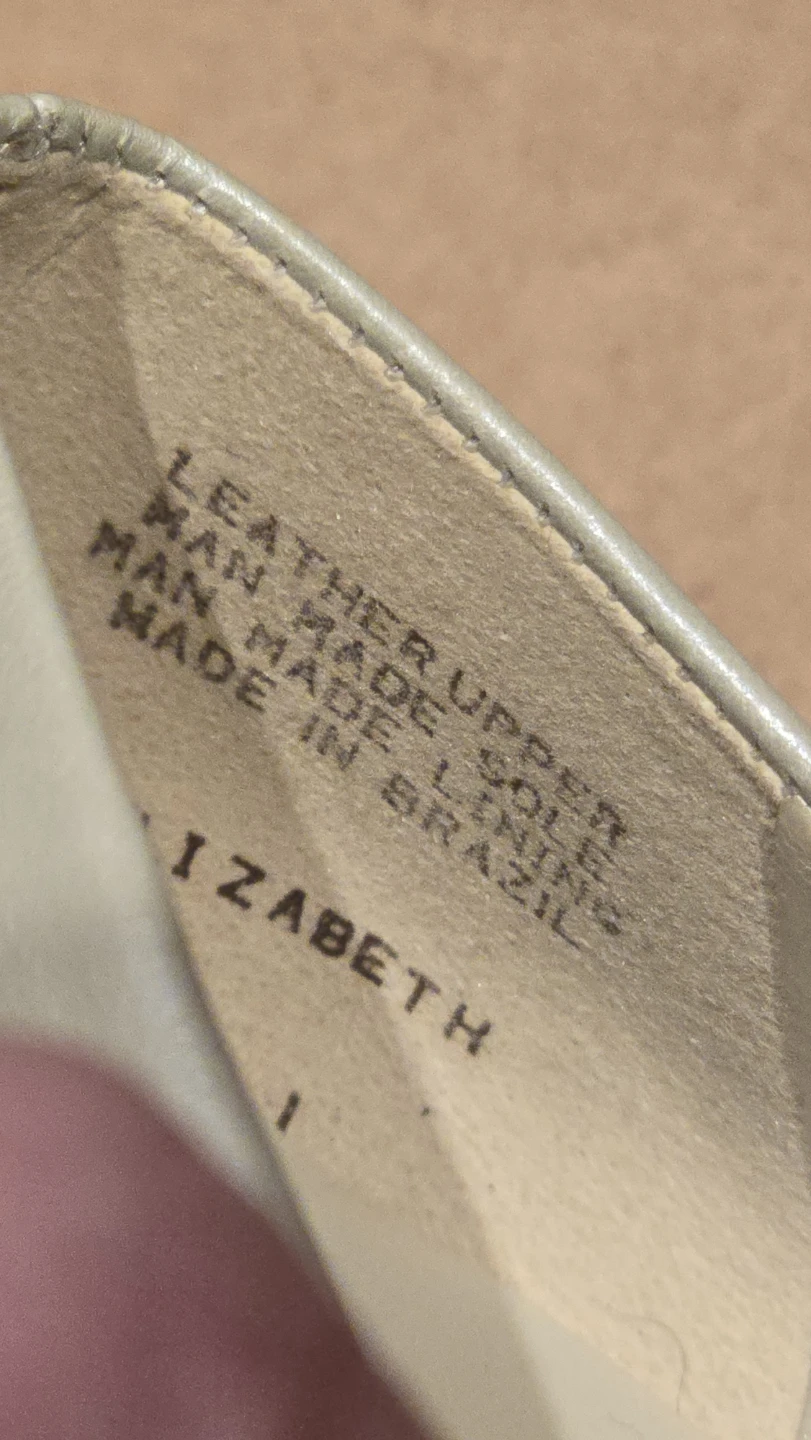 Vintage Nine West Women's Beige Leather Heels - Size 5.5M - photo 3
