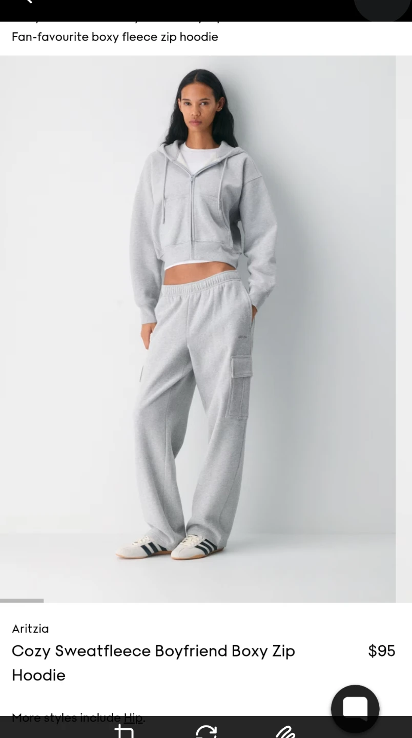 Aritzia Cropped hoodie - photo 4