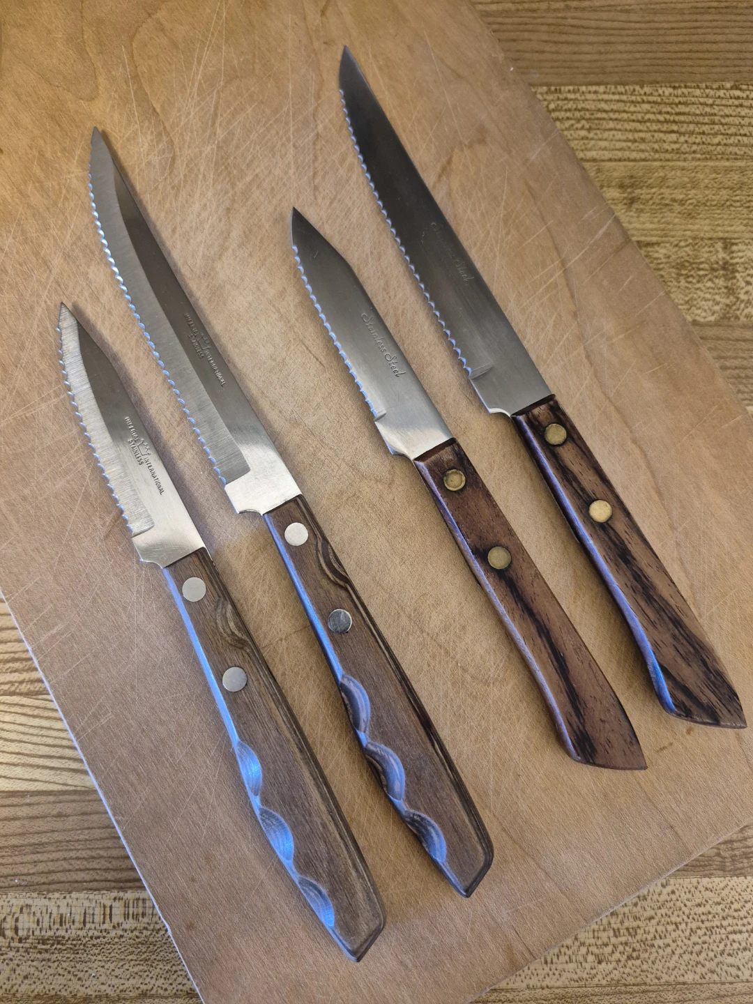 4 Knives: 2 paring + 2 all-purpose (4 for $8)