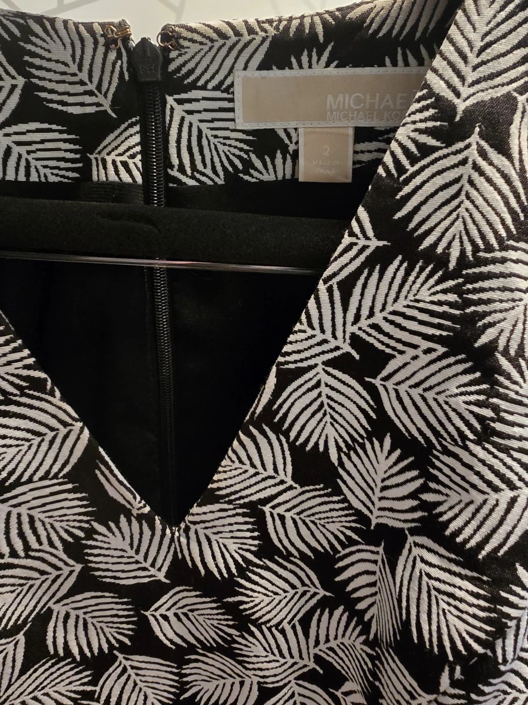 MICHAEL Michael Kors peplum top black and white - photo 3