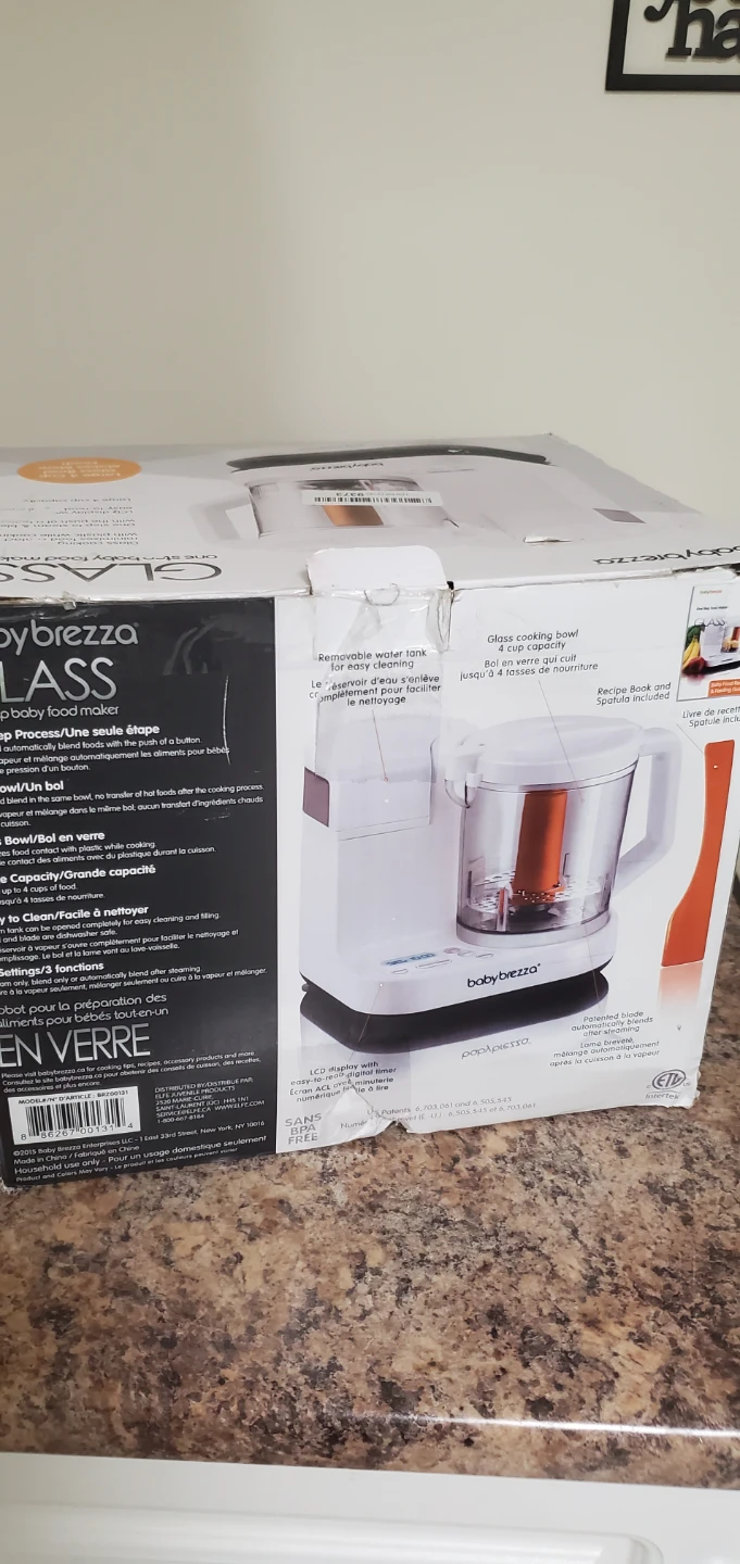 Baby Brezza GLASS One Step Baby Food Maker - photo 2