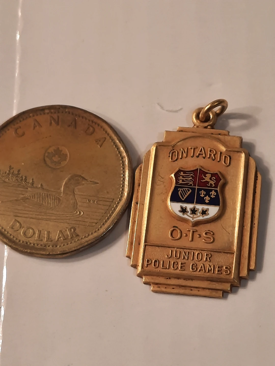 Ontario OTS Junior Police Games Medal - photo 3