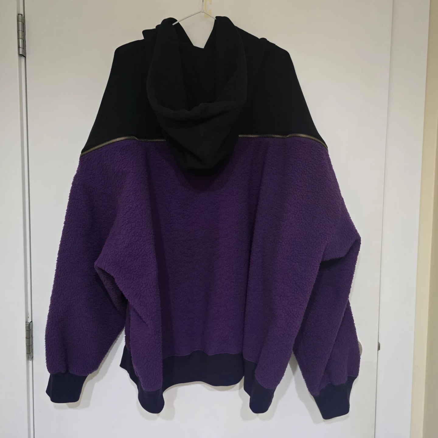 Fasfce Canada Black & Purple Fleece Hoodie - photo 4