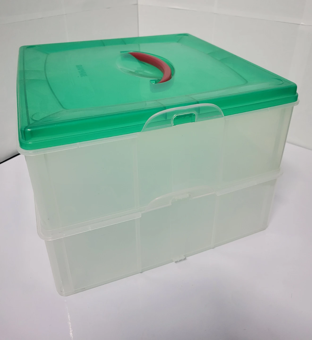 Snapware Plastic Storage Container with Green Lid - photo 2