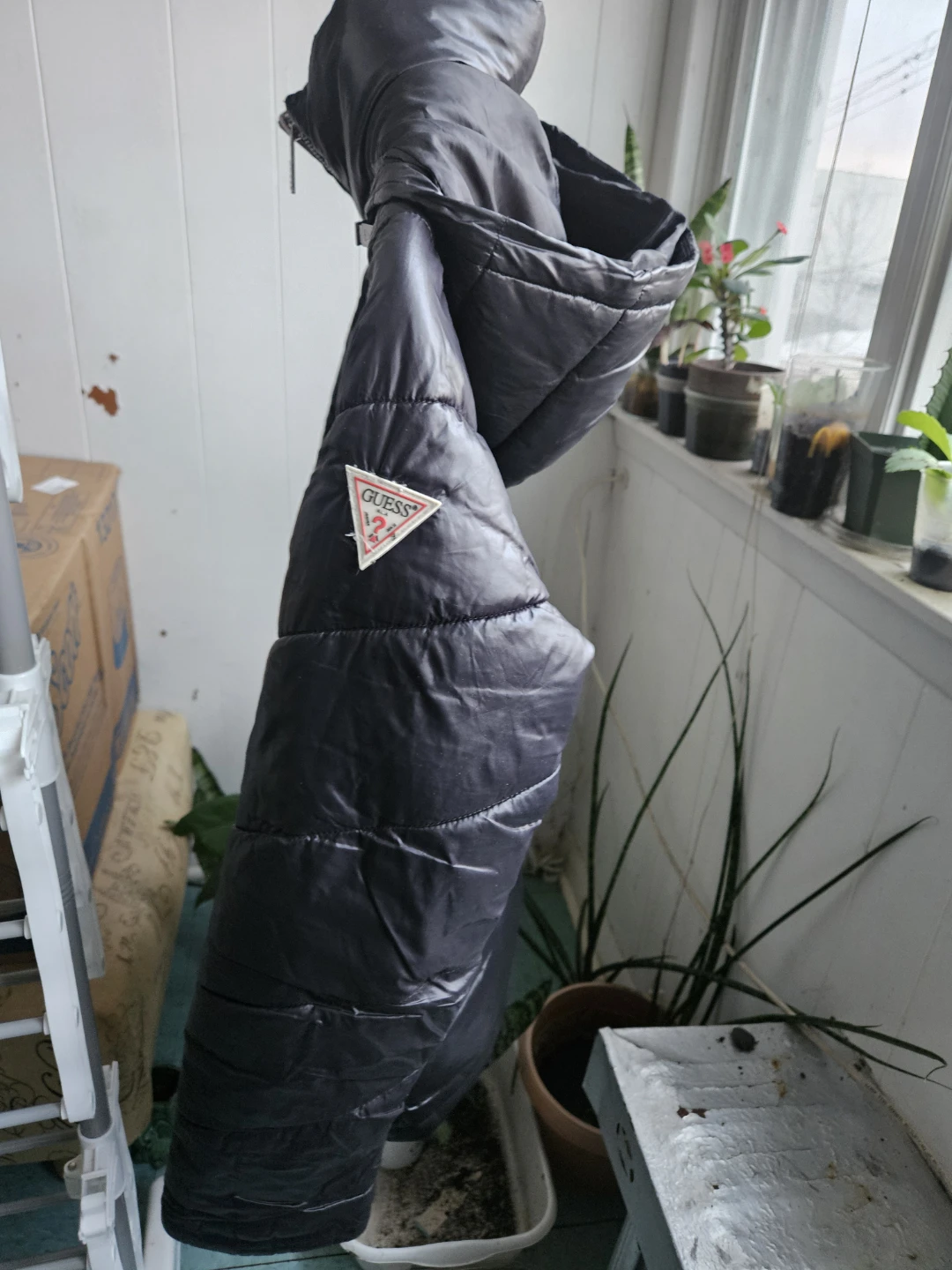 Guess Puffer Jacket - Black - photo 2