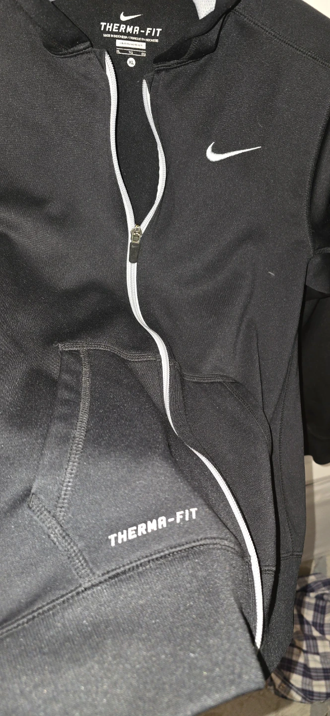 Kids Nike Therma-Fit Full Zip Hoodie XL Black - photo 4