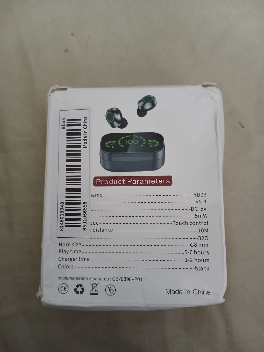 YD03 Portable True Wireless Earbuds - photo 3