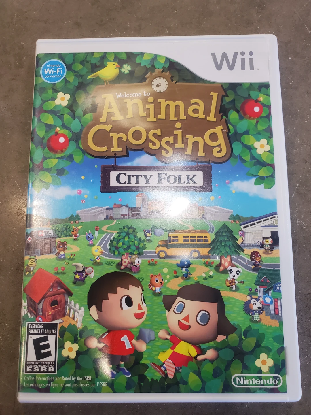 Nintendo Wii Animal Crossing City Folk Video Game