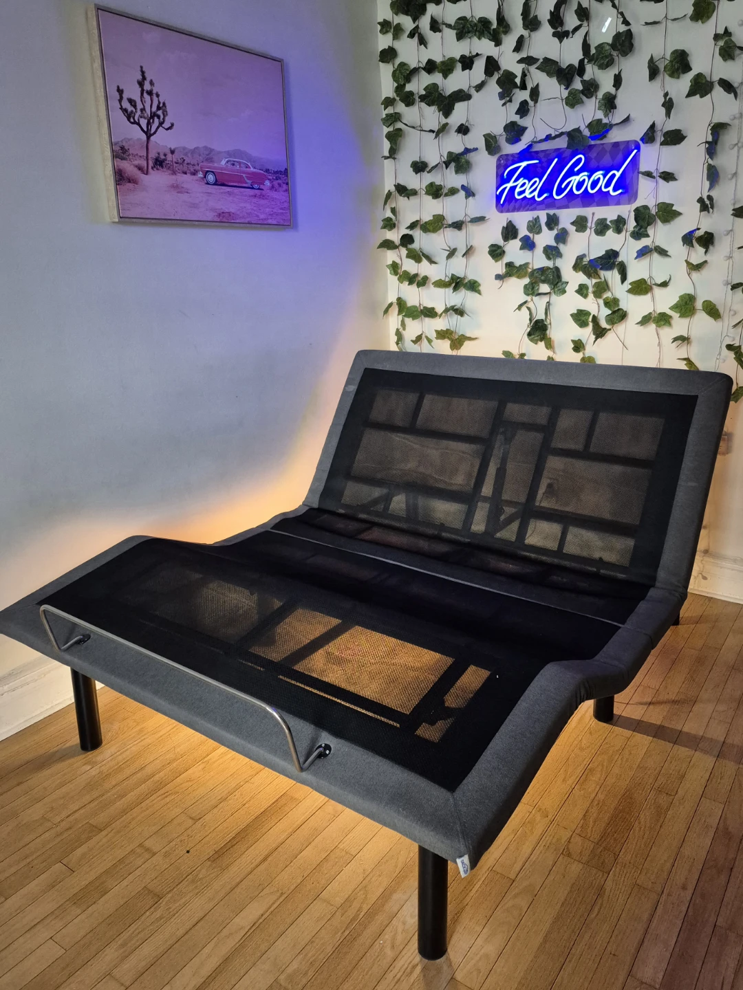 Adjustable Bed Frame Base luz Led - photo 4