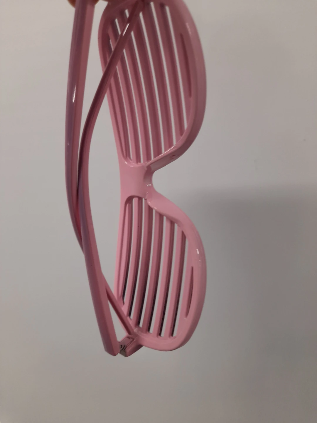 Pink Retro Slotted Sunglasses - photo 3