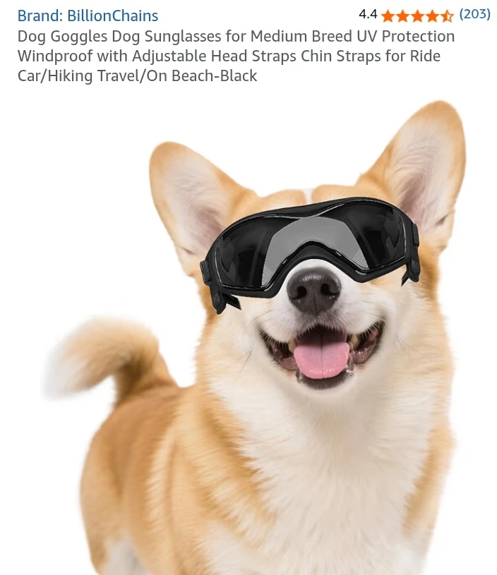NEW!   Dog Goggles - UV Protection Windproof Sunglasses