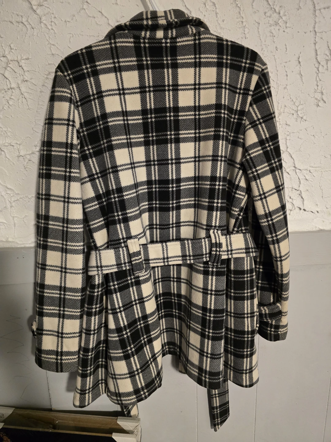 Lady Hathaway Plaid Trench Coat Women's M - photo 2