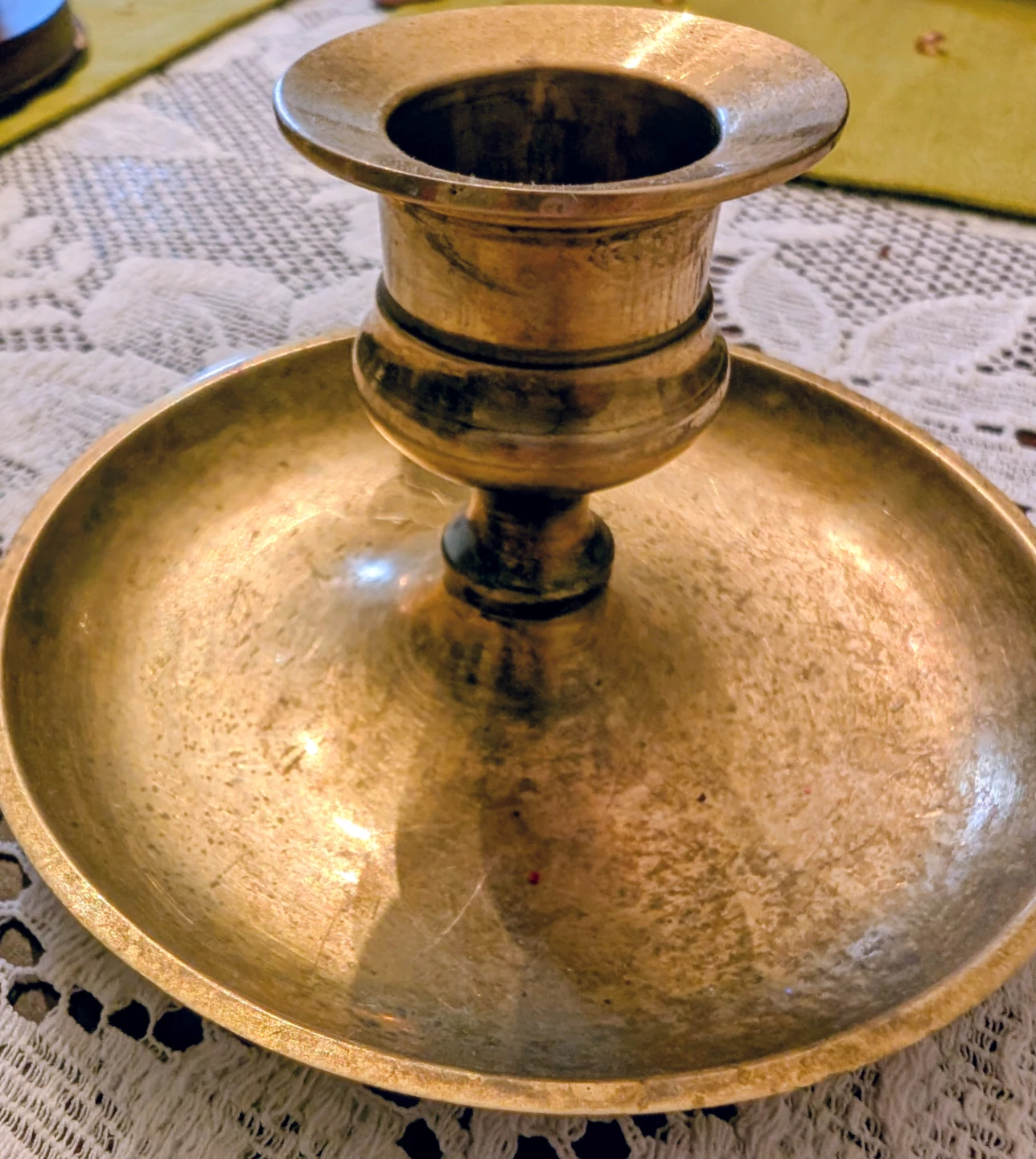 Brass Taper Candle Holder - photo 3