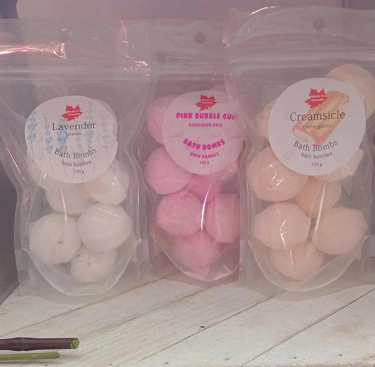 Bath Bombs - Lavender, Pink Bubble Gum, Creamsicle Scents "🏆"