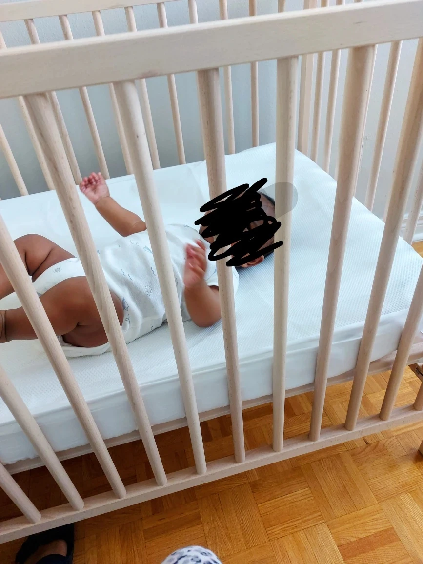IKea Wooden Baby Crib - photo 2