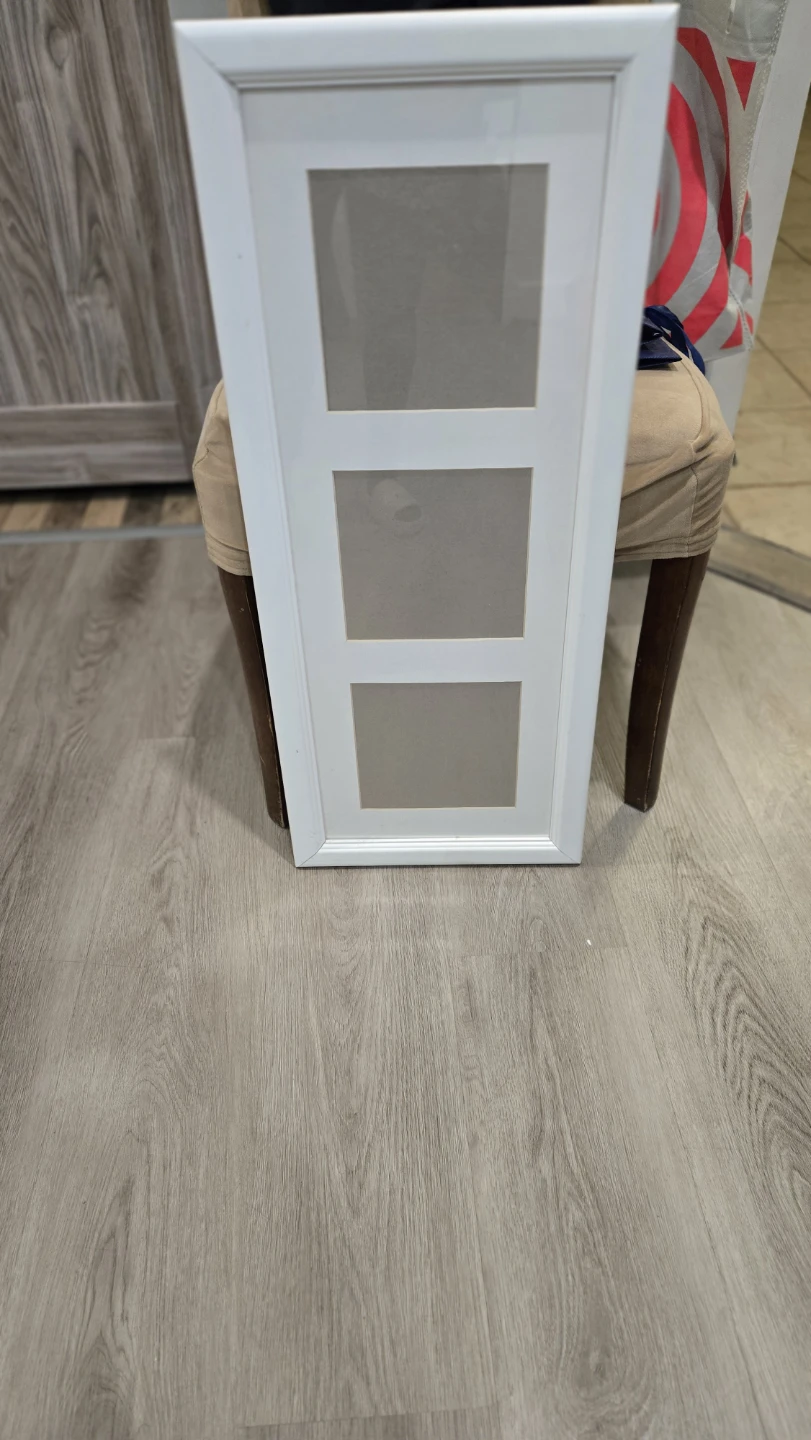 White Triple Photo Frame🏆