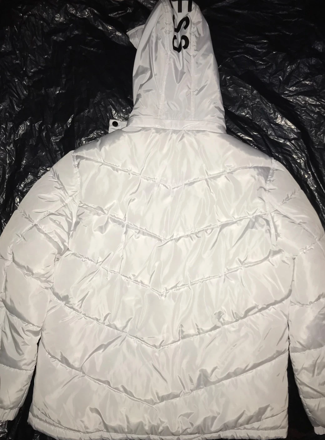 Guess Puffer Jacket - White - Size XXL - photo 2