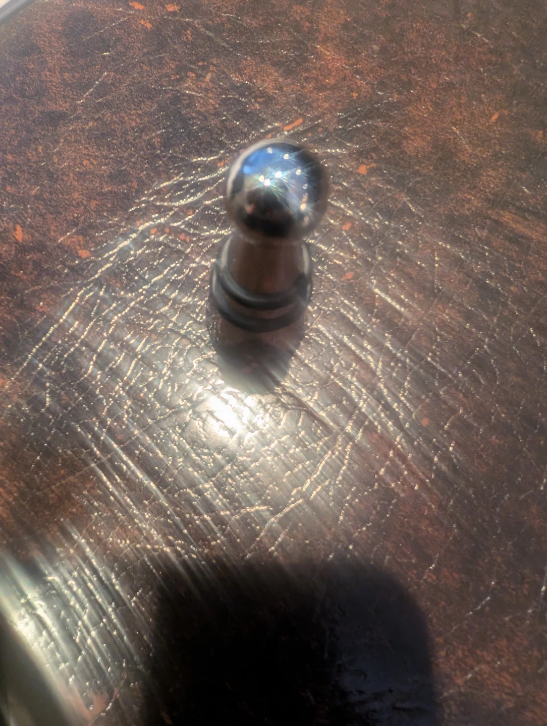 Silver Sphere Top Wine Stopper - photo 2