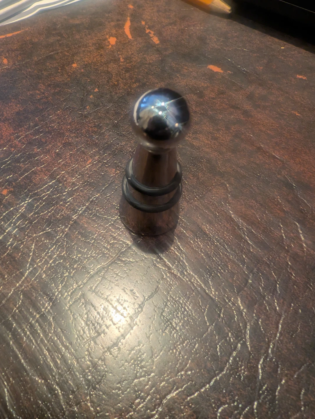 Silver Sphere Top Wine Stopper - photo 5