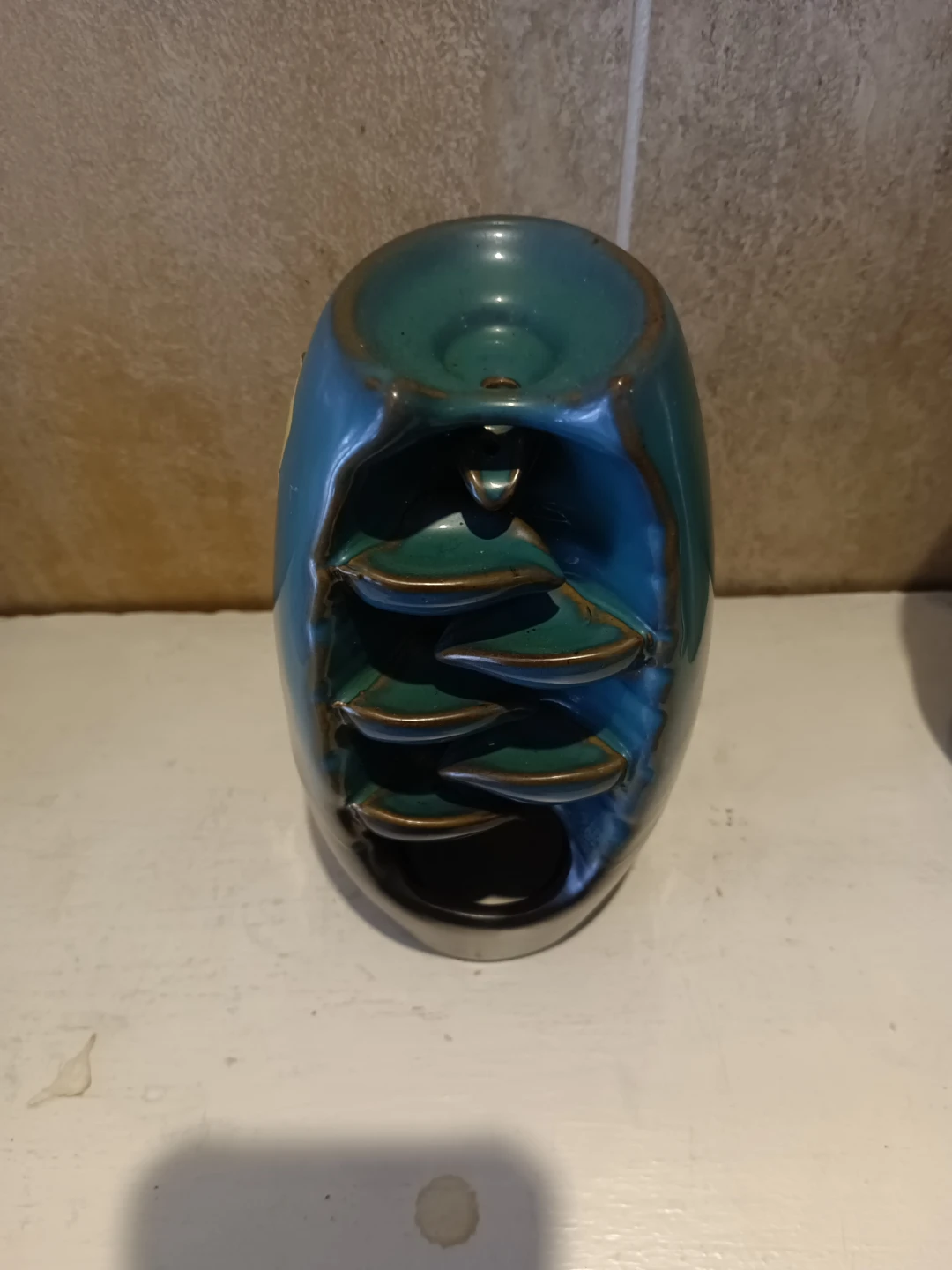 Ceramic Waterfall Incense Burner