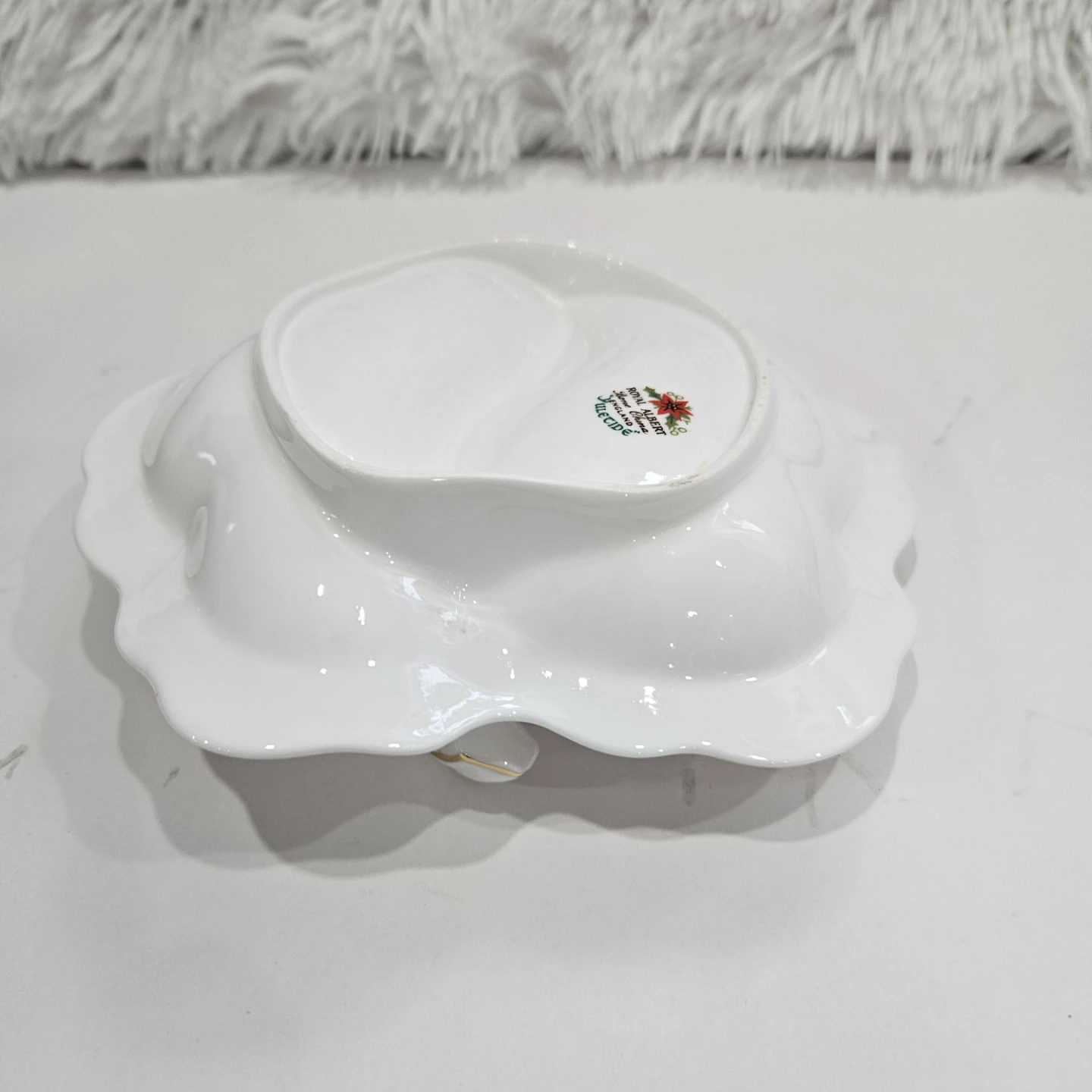 Yuletide Bone China Divided Leaf Dish - photo 5