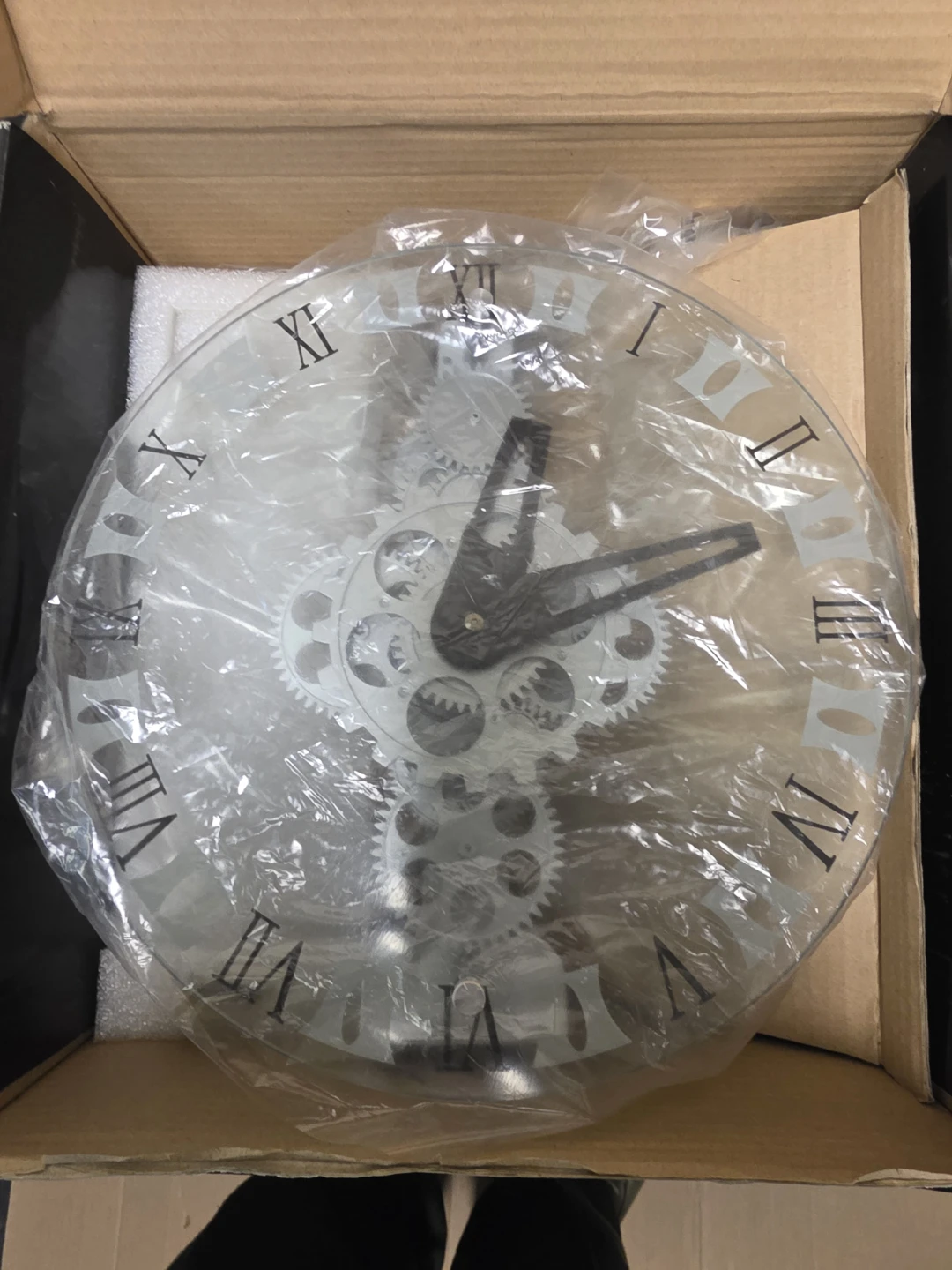 Gear Clock Wall Clock with Roman Numerals - photo 2