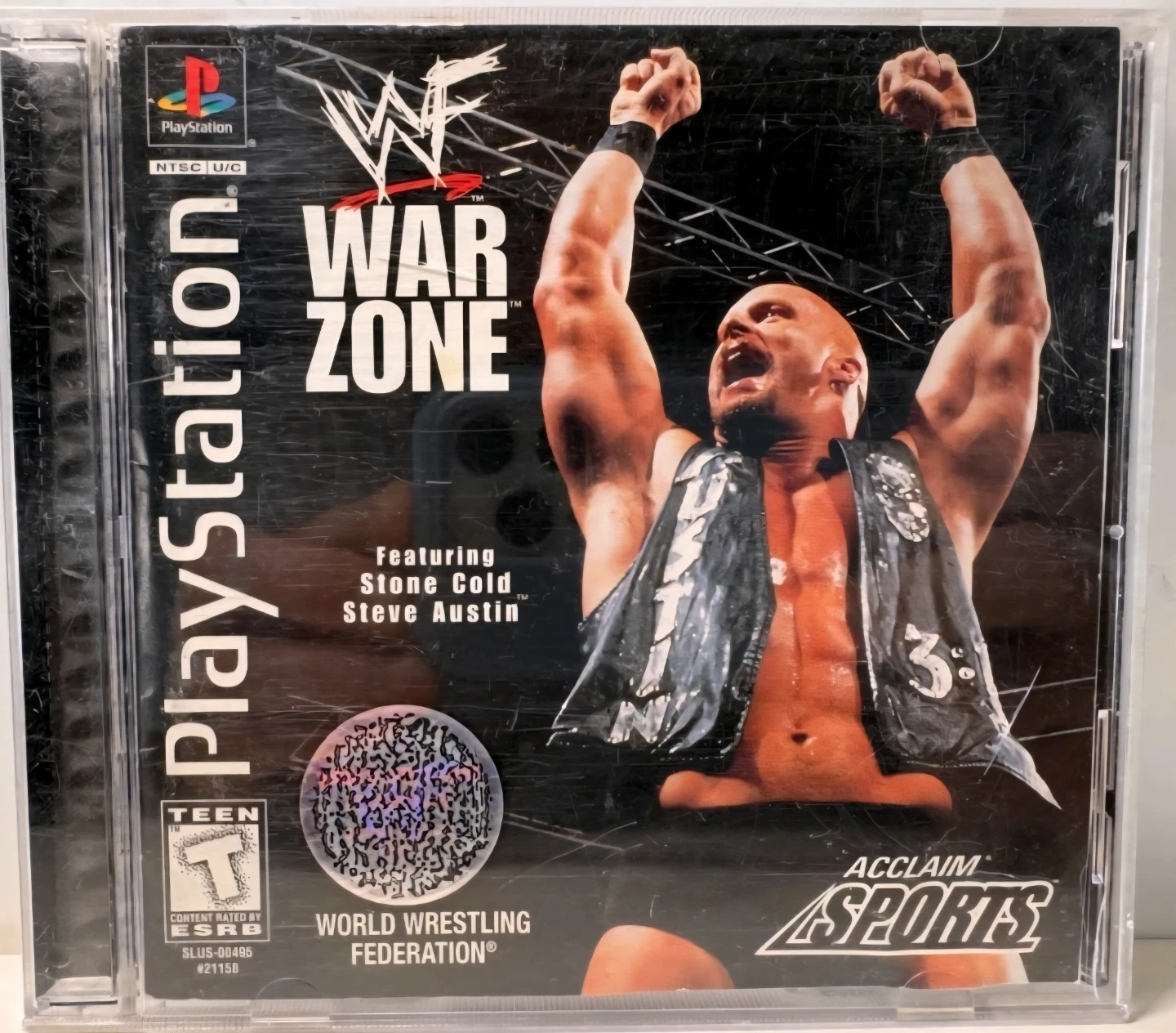 🏆 WWF War Zone Sony PlayStation PS1 Classic Game Collectible