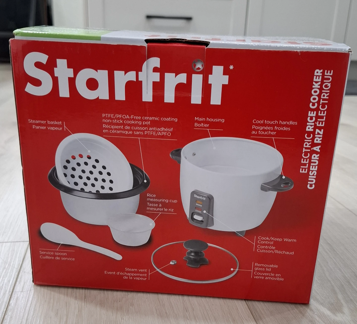 Starfrit Electric 6-Cup Rice Cooker