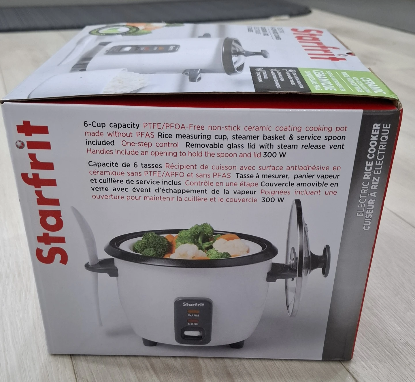 Starfrit Electric 6-Cup Rice Cooker - photo 4